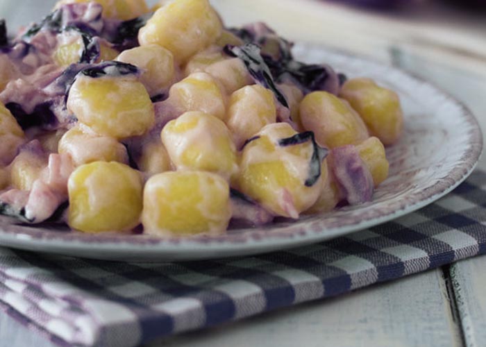 Gnocchetti Stracchino e Radicchio