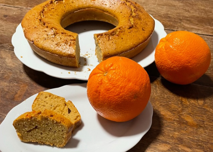 Ciambellone all’arancia
