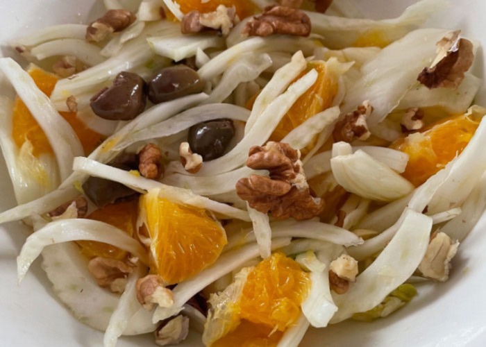 Insalata di finocchi e arance