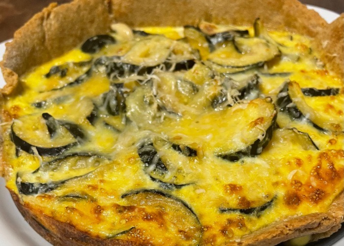 Torta salata con zucchine
