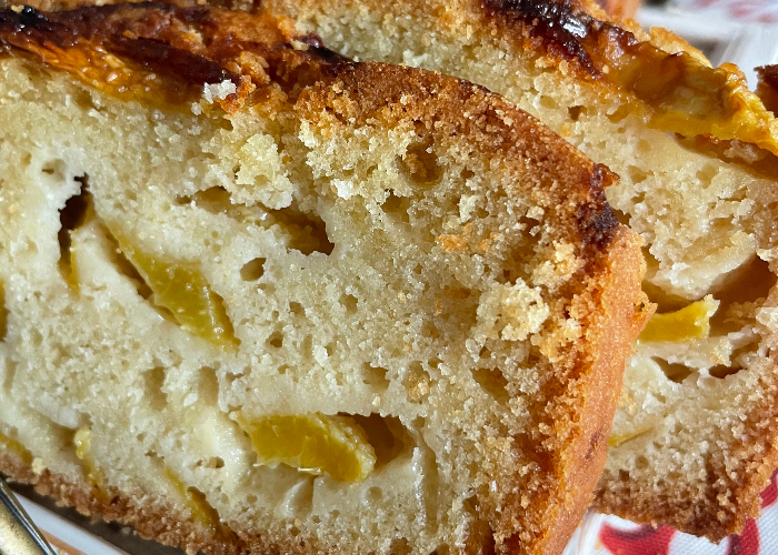 Plumcake alle pesche